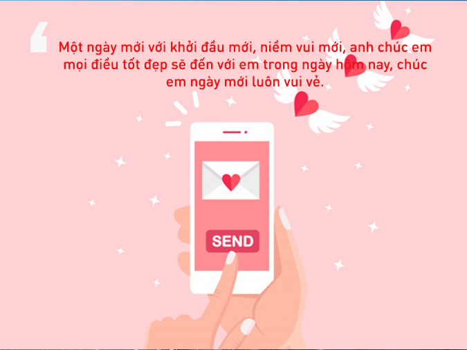 Cách nhắn tin quan tâm người yêu, crush mỗi ngày cực dễ thương