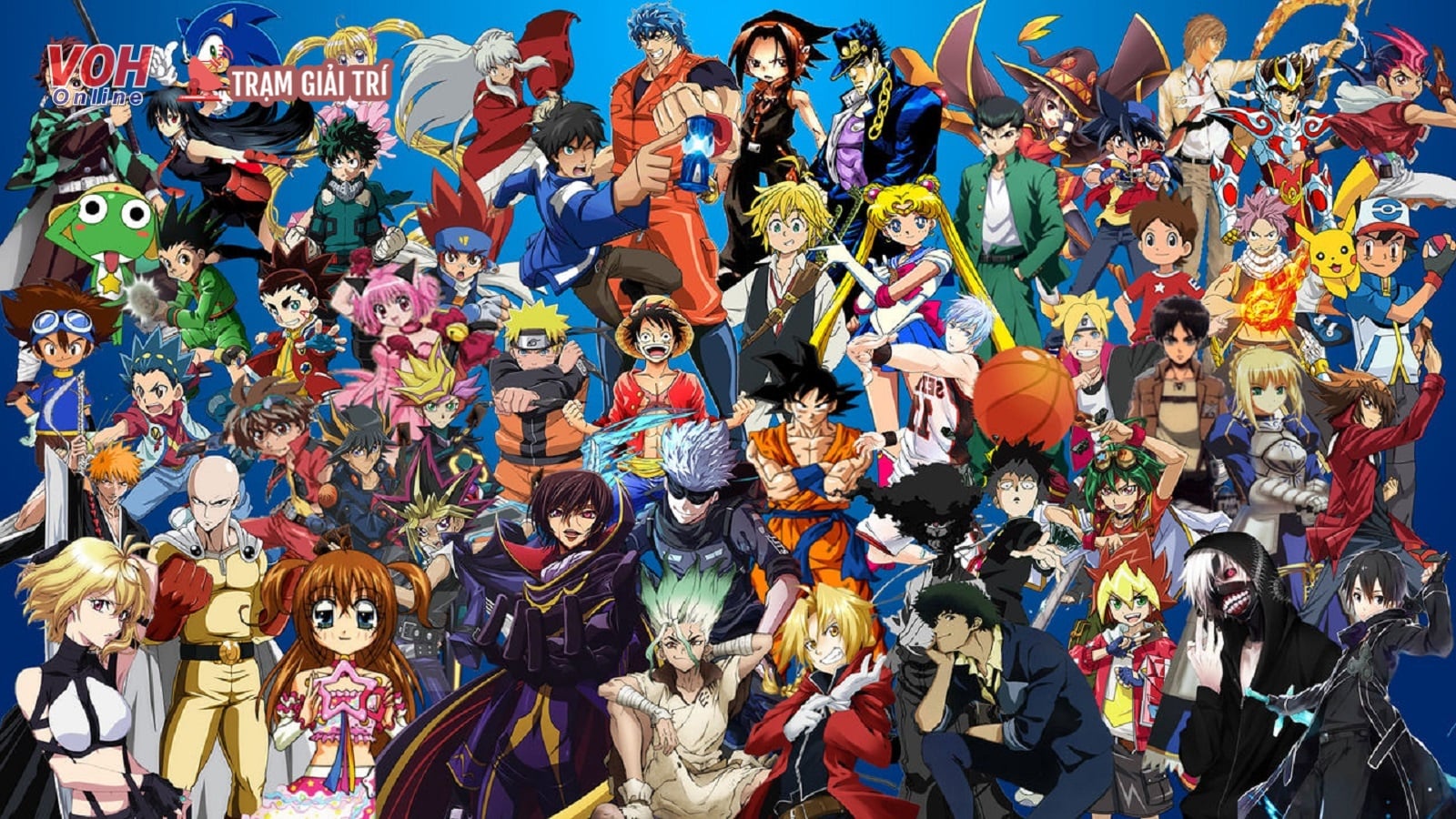 Top 15 nhân vật hoạt hình Nhật Bản được yêu thích nhất hiện nay